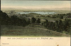 Lake Pontoosuc from Constitution Hill Postcard