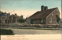 Adams House Quincy, MA Postcard Postcard