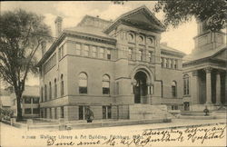 Wallace Library & Art Building Postcard