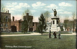 Soldiers Monument Postcard