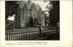 County Court House Fitchburg, MA Postcard Postcard