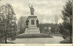 Soldiers Monument Postcard