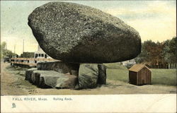 Rolling Rock Fall River, MA Postcard Postcard