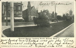 Everett Square, Looking South Massachusetts Postcard Postcard