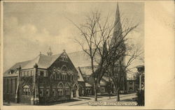 Central Congregational Church Fall River, MA Postcard Postcard