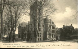 Court House Fall River, MA Postcard Postcard