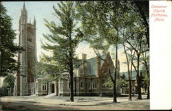 Unitarian Church Fairhaven, MA Postcard Postcard