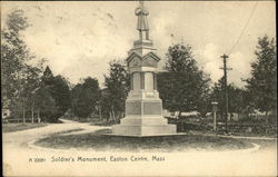 Soldiers Monument Postcard