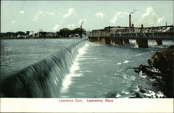 Lawrence Dam Postcard