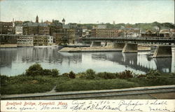 Bradford Bridge Haverhill, MA Postcard Postcard