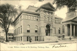 Wallace Library & Art Building Postcard