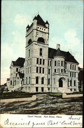 Court House Fall River, MA Postcard Postcard