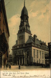 City Hall Fall River, MA Postcard Postcard