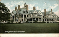 H. H. Rogers Residence Fairhaven, MA Postcard Postcard