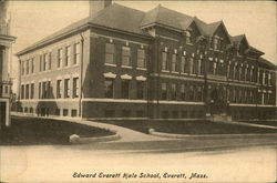 Edward Everett Hale School Massachusetts Postcard Postcard