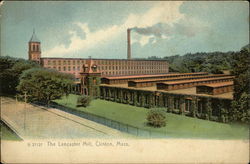 The Lancaster Mill Clinton, MA Postcard Postcard