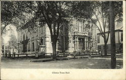 Clinton Town Hall Postcard