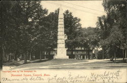 Monument Square Postcard