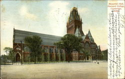 Harvard College - Memorial Hall Cambridge, MA Postcard Postcard