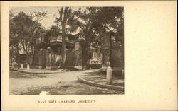 West Gate, Harvard University Postcard