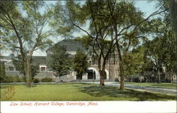 Harvard College - Law School Cambridge, MA Postcard Postcard