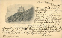 Summit House, South View, Mt. Tom Holyoke, MA Postcard Postcard