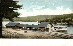 Steamboat Landing Alton Bay, NH Postcard Postcard