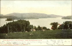 Lake Sunapee & the Islands from Burkhaven New Hampshire Postcard Postcard