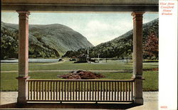 View from Crawford House Window Crawford Notch, NH Postcard Postcard