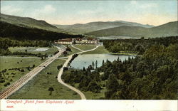 Crawford Notch from Elephants Head New Hampshire Postcard Postcard