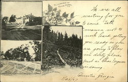 Glimpses of Hyde Park, Vt Postcard