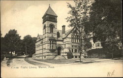 Public Library Postcard