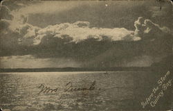 Before the Storm, Quincy Bay Massachusetts Postcard Postcard