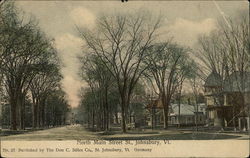 North Main Street St. Johnsbury, VT Postcard Postcard