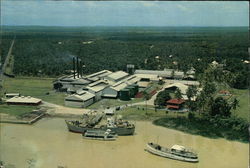 Remote Palm Oil Factory of ULU Bernam Estate, Southern Perak Postcard