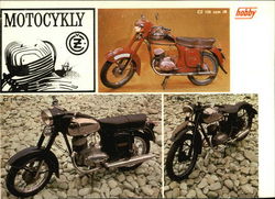 Motocykly Postcard