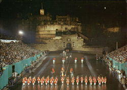 The Military Tattoo, Edinburgh Castle Postcard