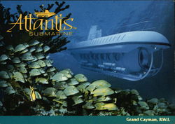 Atlantis Submarine. Grand Cayman, B.W.I Postcard