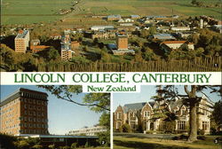 Lincoln College Canterbury, New Zealand Postcard Postcard