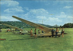 Dresden. Ground for sailplanes of the Society of Sports and Technology Postcard