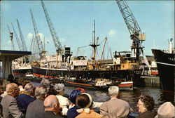 Sightseeing in the Harbor Rotterdam, Netherlands Benelux Countries Postcard Postcard