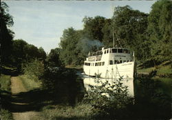 Göta Kanal. Kanalidyll Riverboats Postcard Postcard