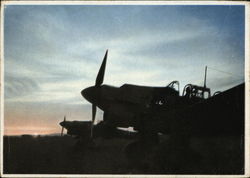 Junkers Stukas und Lufttransporter Aircraft Postcard Postcard