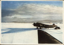 Junkers Stukas und Lufttransporter Aircraft Postcard Postcard