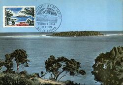 Guadeloupe, La Baie de Pointe-à-Pitre, Phare et Ilet du Gosier Postcard