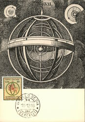 Giornata del Francobollo 1966 Postcard