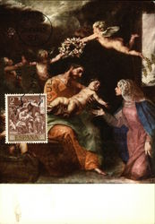 Alsonso Cano- the Holy Family Maximum Cards Postcard Postcard