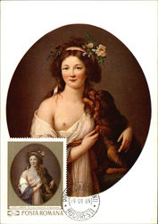 Marie Louise Elisabeth Vigée Le Brun (1755-1842) Portrait of Lady d'Ayuessean Postcard