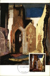 John Piper, "St. Mary le Port" Bristol, Great Britain Postcard Postcard