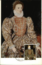 Artist Uknown Queen Elisabeth I Postcard